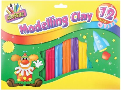 Modelling Clay Medium (12 strips)