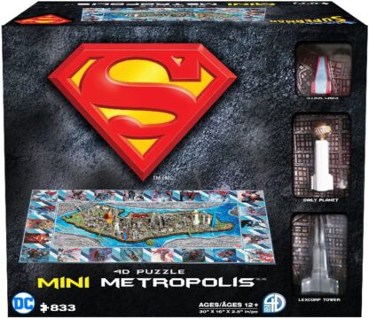 Superman 4D Mini Metropolis Puzzle