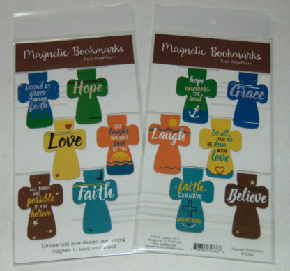 Magnetic Cross Shaped Bookmarks (6)