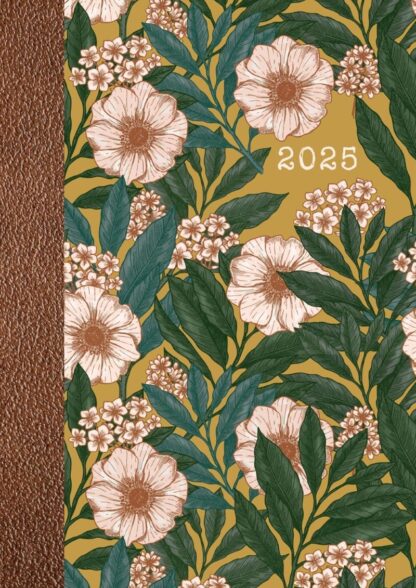 2025 A5 padded diary Vintage Flora by Gifted Stationary