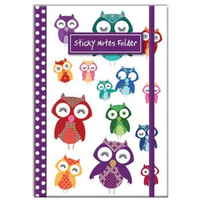 Owls: Large Sticky Note Folder